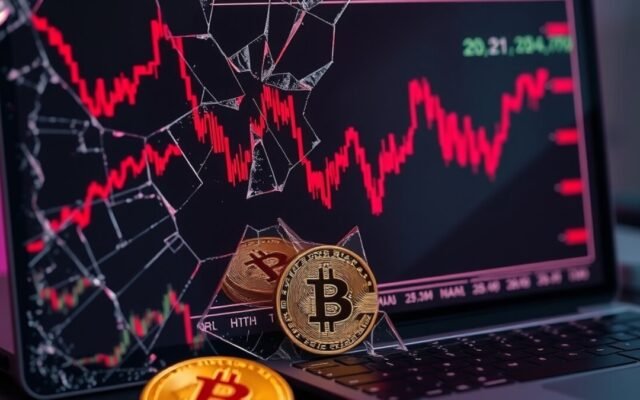 Bitcoin cai abaixo de US$80 mil e liquidações chegam a quase US$1 bi