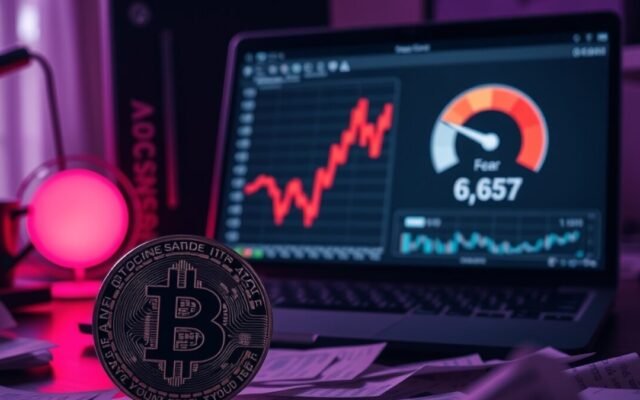 Bitcoin recua 6% e índice de medo e ganância cai para 56