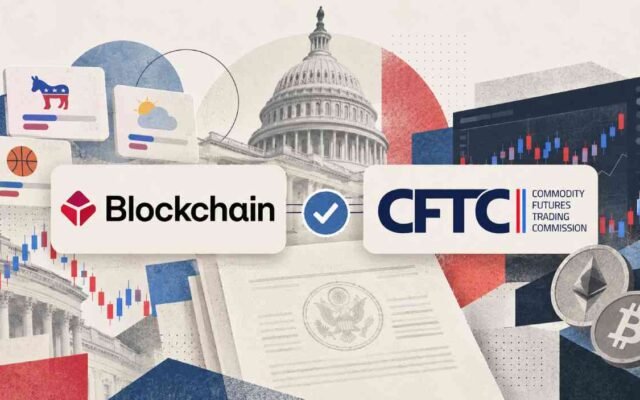 Blockchain.com pede licença da CFTC para operar mercados de previsão e derivativos nos EUA