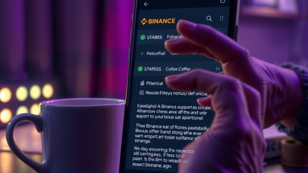 Criador de conteúdo expõe golpe de falso suporte da Binance no Telegram