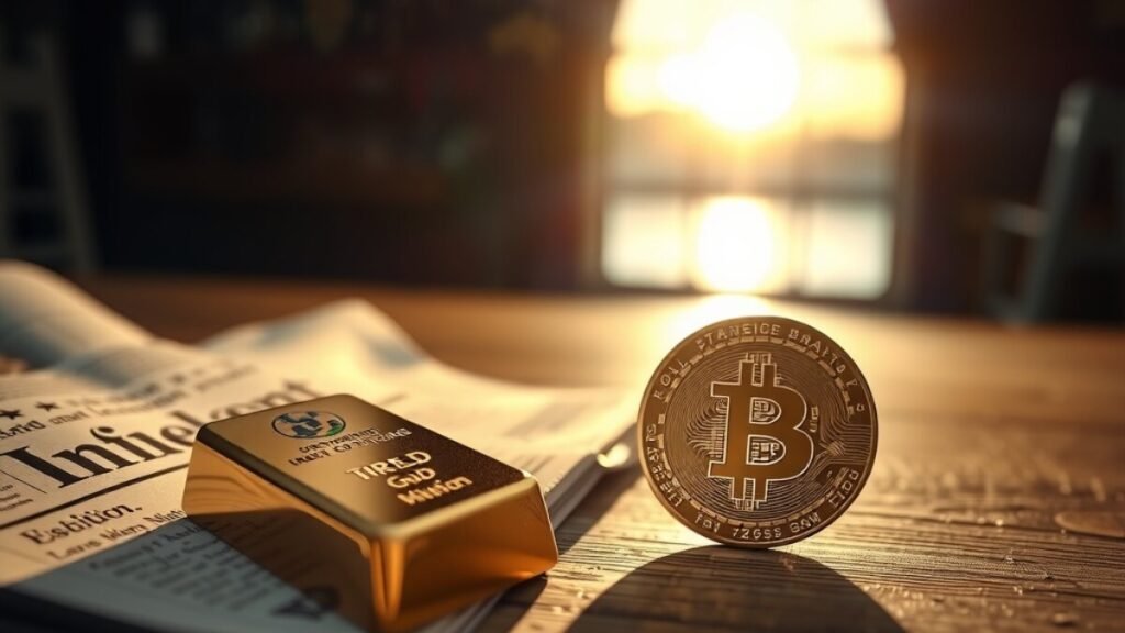 Por que Bitcoin e ouro devem estar juntos no seu portfólio