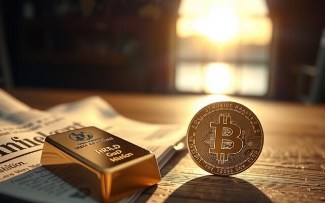 Por que Bitcoin e ouro devem estar juntos no seu portfólio